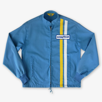 70s vintage goodyear official racing jacket